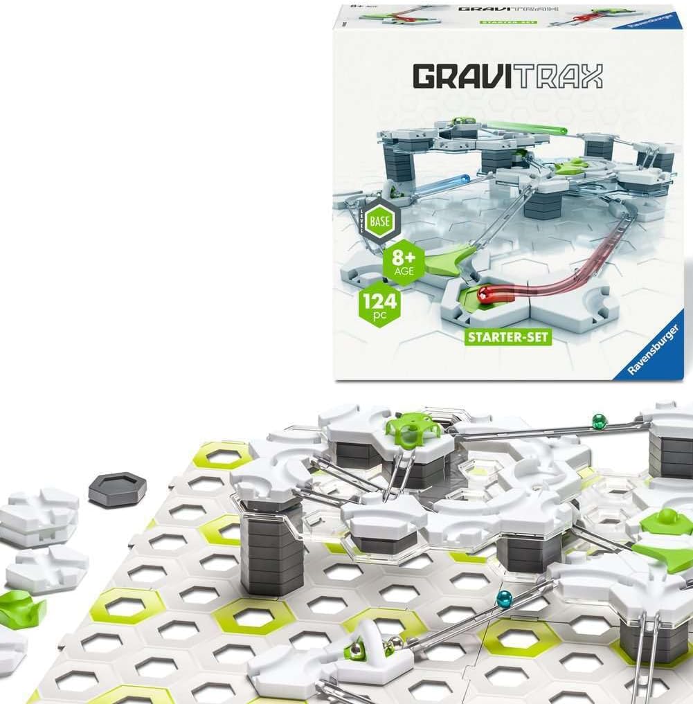 Ravensburger GraviTrax Starter Set - Gravity & Magnetic Marble Game - MESH Accredited STEM Toy for Kids - Brain-Building, Educational Gift - Engages Critical Thinking, Problem Solving - Ages 8+