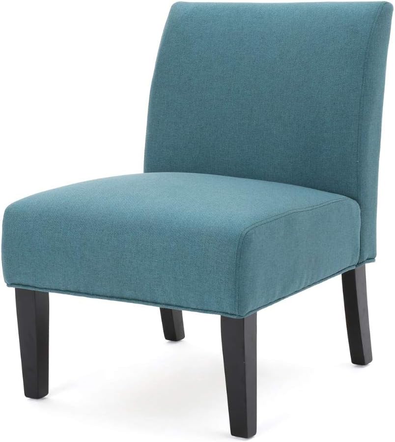 Christopher Knight Home Kassi Fabric Accent Chair, Dark Teal 29. 50”D x 22. 50”W x 32. 00”H