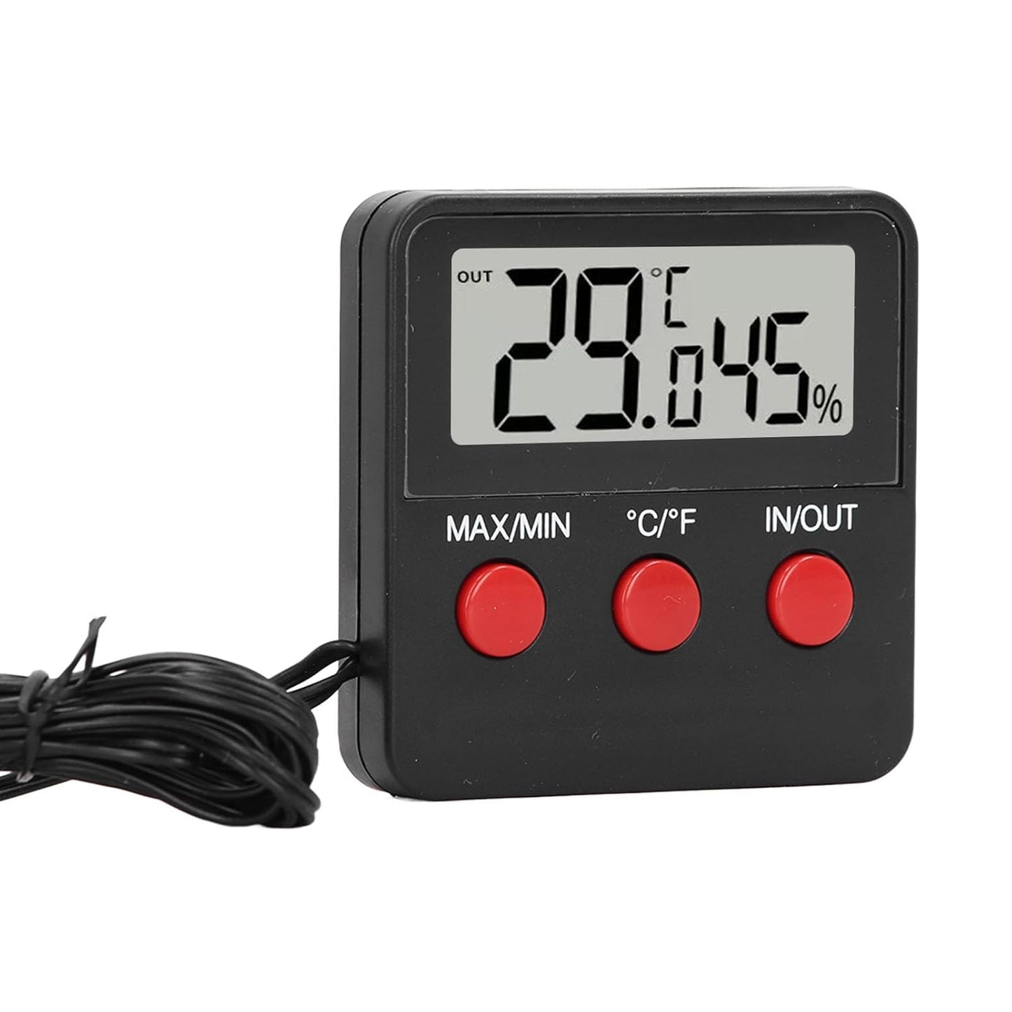 Mini Temperature and Humidity Meter Meter Gauge for Mini Thermohygrometer with Probe Probes Hygrometer Hygrometer Monitor Incubator Hygrometer Household Measuring Meter Rectal