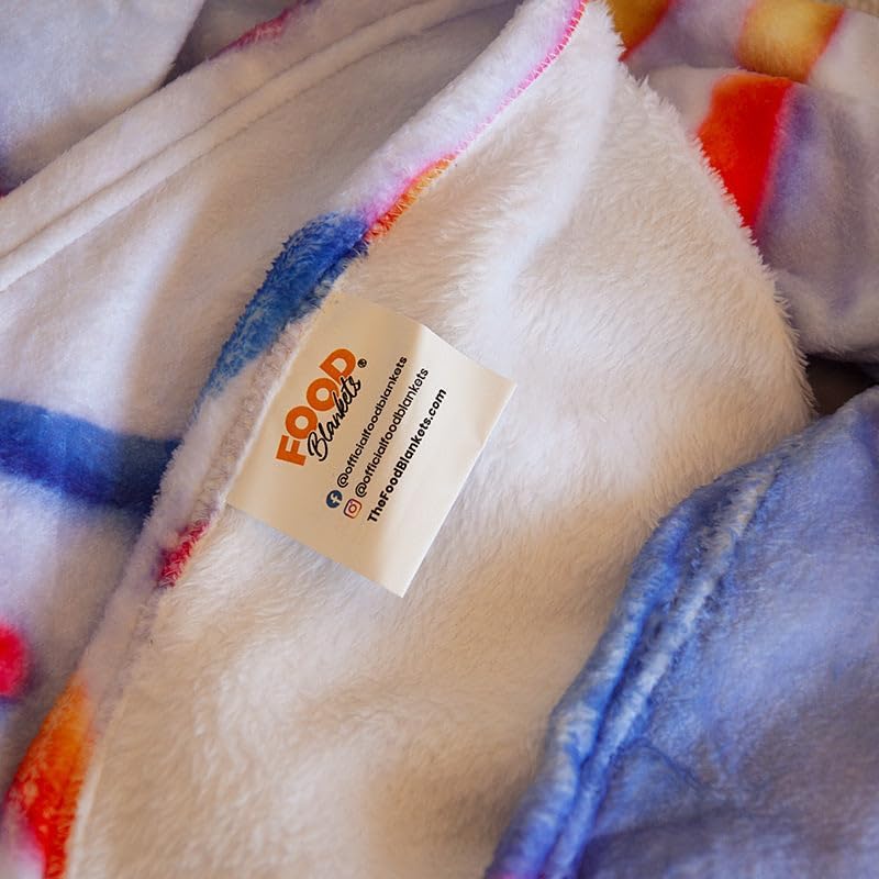 Colorful Sprinkles Doughnut Throw Blanket | Ultra-Soft & Cozy | Perfect for Relaxation & Gift Giving | Fun Doughnut Design