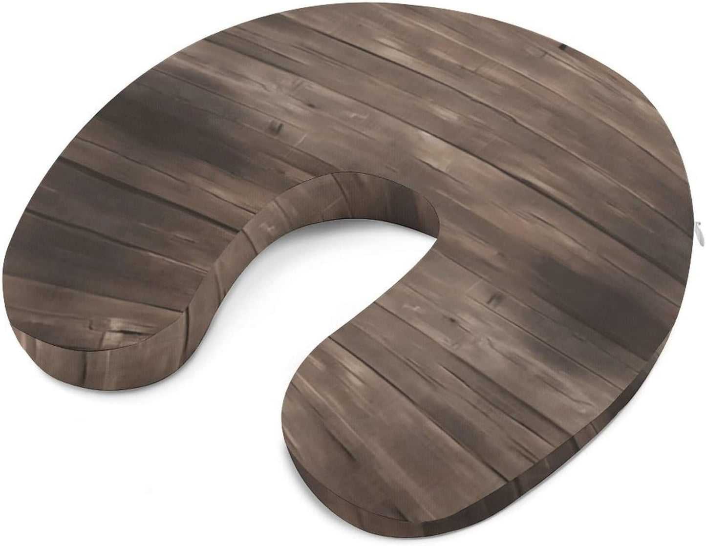 Rustic Old Barn Wood Neck Pillow Memory Foam U Shaped Pillows Portable Pillows for Shoulder Travel Head Support Pillow with Concealed Zipper for Airplane Car Home Office