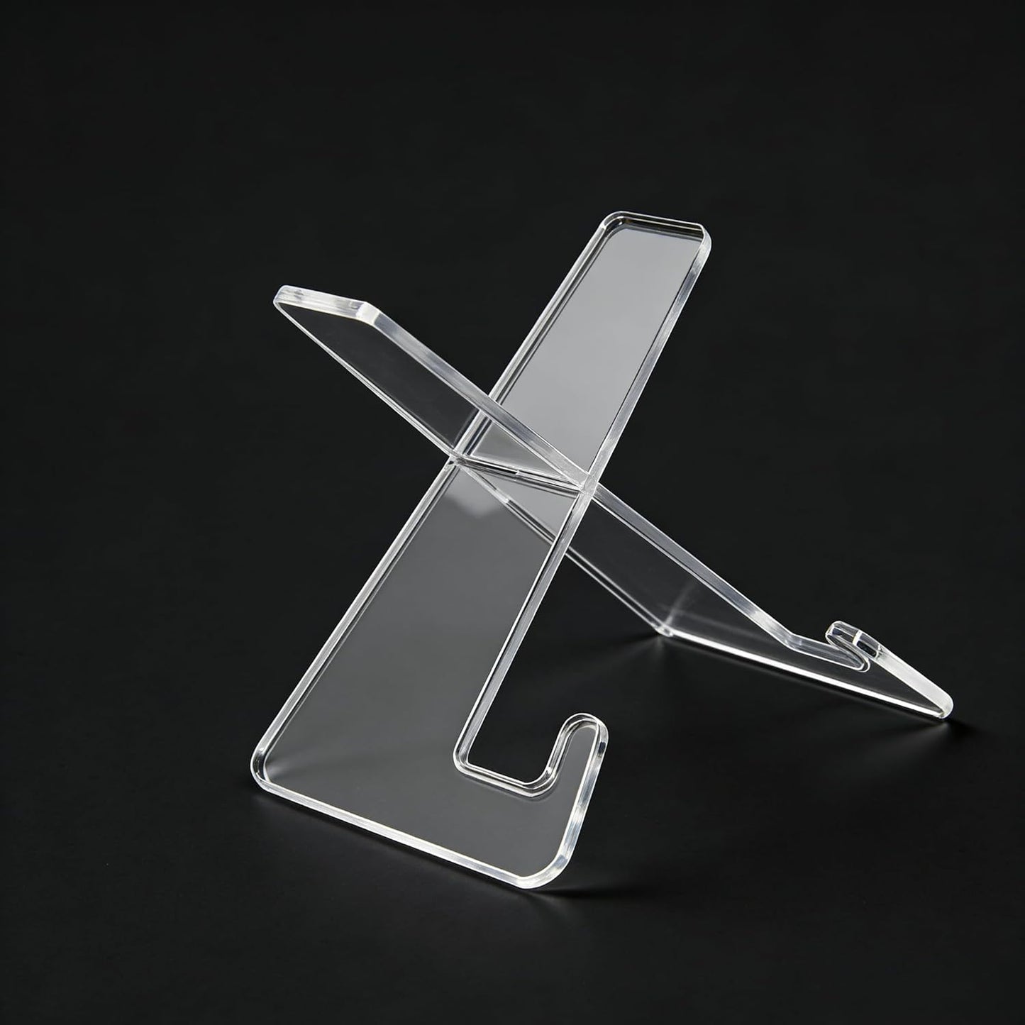 Acrylic Book Display Stand Risers Holder Decoration Vinyl Record Picture Photo Frame Plate Artwork Recipe Magazine Cookbook Clear Thickened Easel 7.8*5.1*6.3