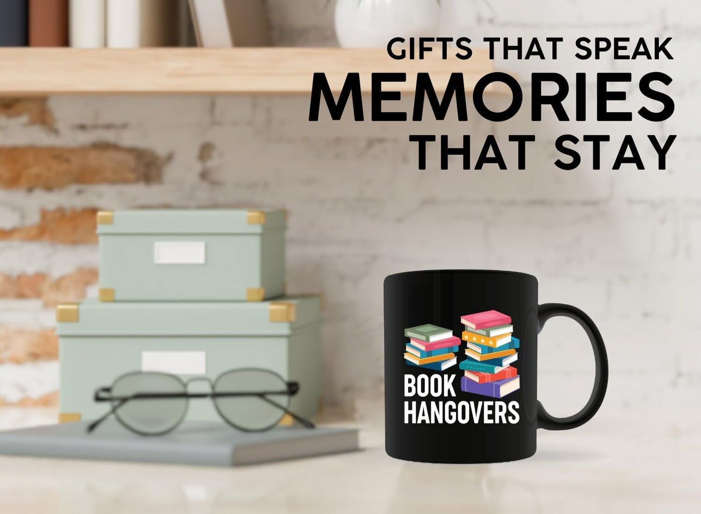 Book Lovers Coffee Mug 11oz Black -Book hangovers - Book Reader Bookworm Addict Bookish Librarian Nerd Gifts Decor for Men Women