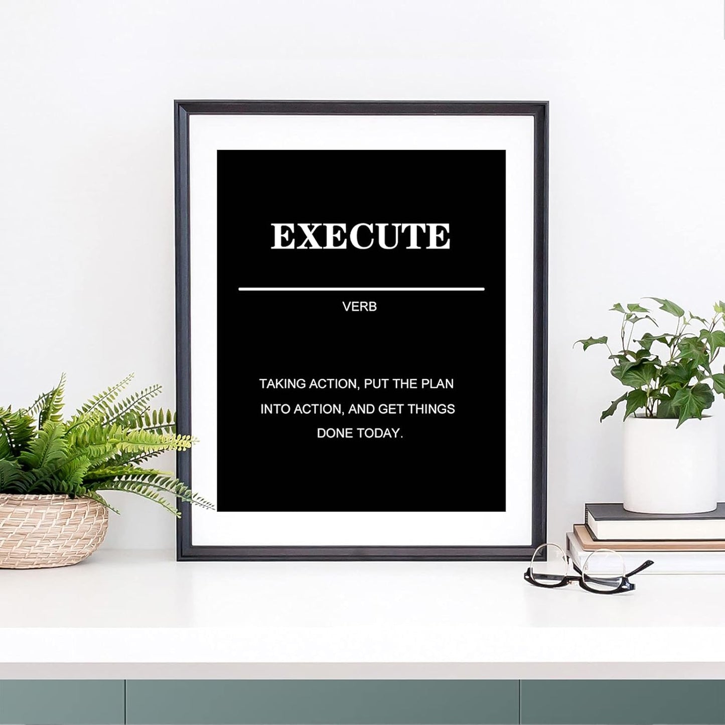 Inspirational Wall Art, Motivational Wall Art, Positive Quotes & Sayings Posters, Inspirational Wall Decor for Bedroom Living Room,Decoration Office Wall Decor(Set of 6,8x10in, Unframed) 1
