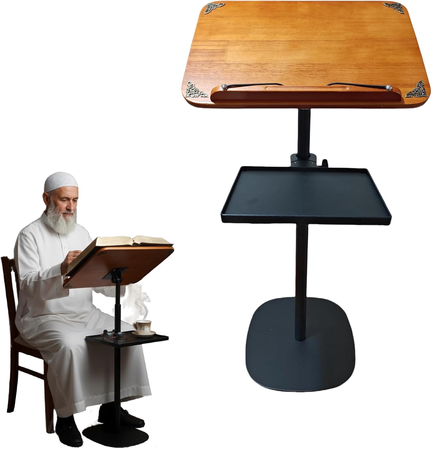 Islam Prayer Table Quran Stand&Quran Holder Helps Elderly Sit For Prayer