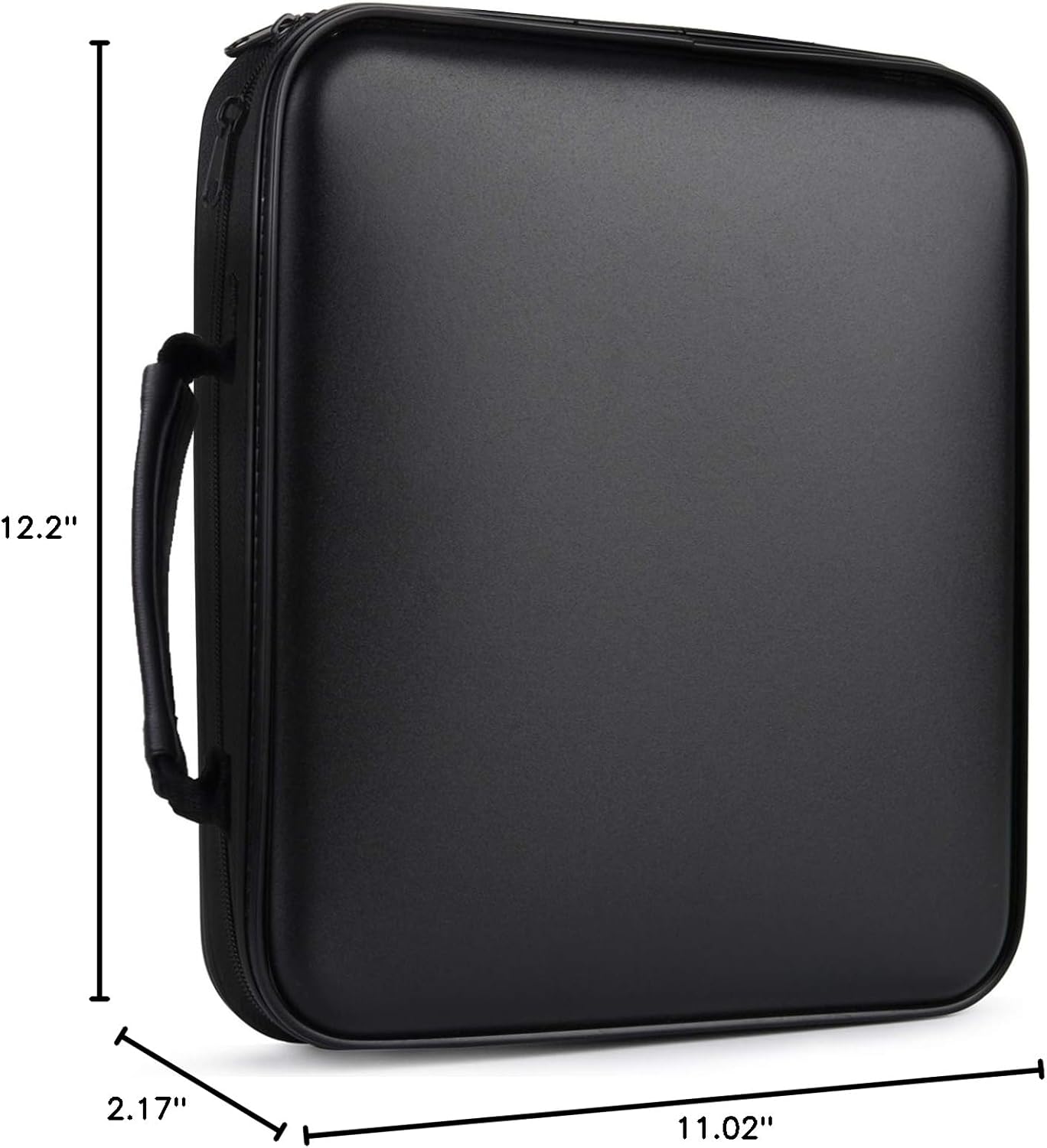 160 Capacity CD/DVD Case Organizer - Heavy Duty DVD Case Book Wallet
