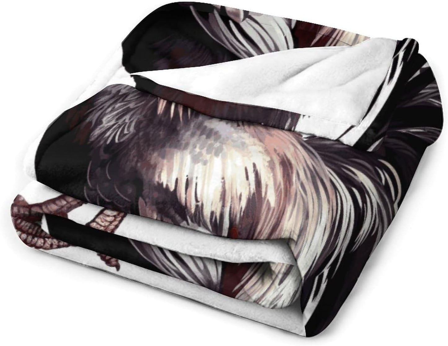 Rooster Blanket Super Soft Lightweight Throw Blanket Cute Cozy Warm Bed Blanket Decorative Fuzzy Blanket All-Season Home Decor Gift for Sofa Couch Living Room 60"*80"（150 * 200cm）