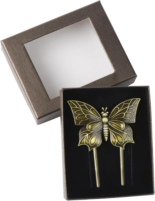 Book Page Holder Journal Clips Book Clip Vintage Book Clips Butterfly Book Clips to Hold Book Open Free Your Hands Metal Bookmark Clip Gifts for Book Lovers Readers Writers Butterfly Ornament