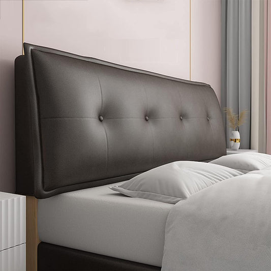 Headboard Cushion Reading Pillow Back Support Bed Large Adult Backrest Wedge Lounge Positioning Bedrest Bolster(Size:No headboard 74.8"/190cm,Color:A)