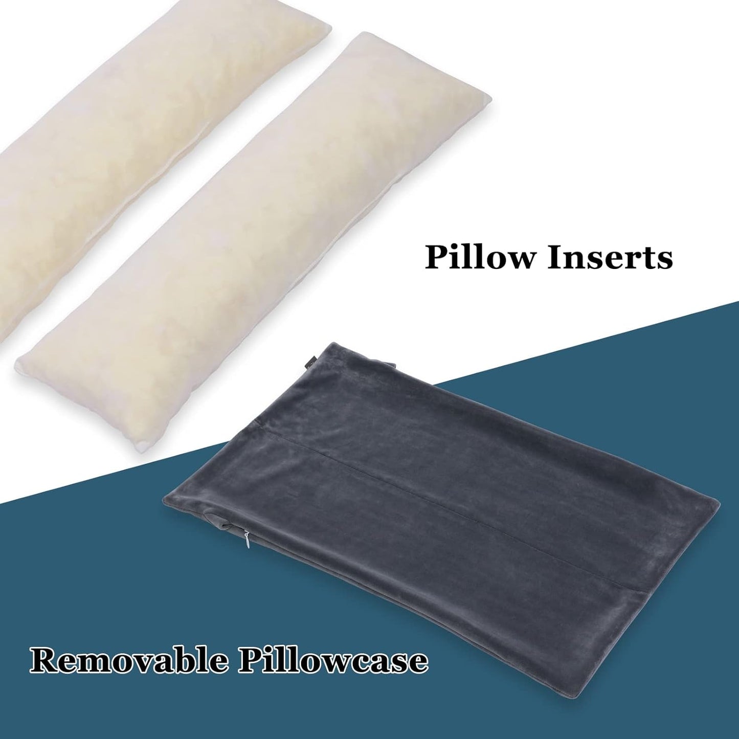 TANYOO Arm Elevation Pillow Shredded Memory Foam Filled Arm Stabilizer Elevation Pillow for Swelling and Circulation Pain Relief for Shoulder Surgery and Leg Injury Washable Cover