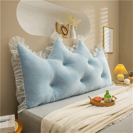 Solid Color Reading Pillow Bolster Positioning Support Wedge Pillow Lumbar Support Pillow for Sofa Bed Bunk Chair Bolster(Size:47"/120cm,Color:E)