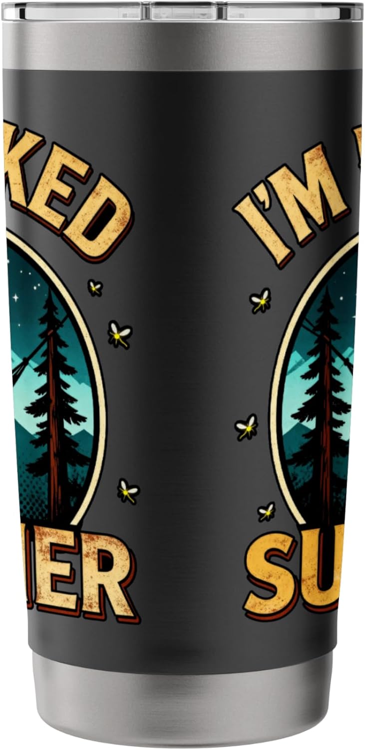 I'm Booked for the Summer Relaxing in Nature Reading Stainless Steel Insulated Tumbler