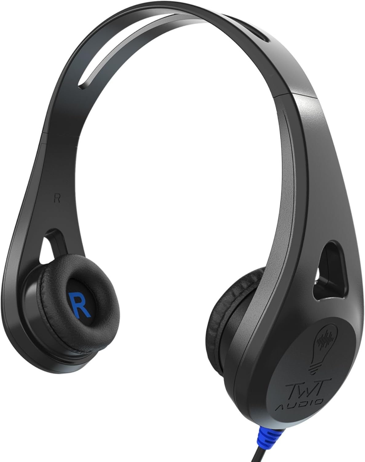 ThinkWrite Technologies / TWT Audio Ergo, TW100 | Premium On-Ear Noise Reducing Ergonomic Black Headphone (3.5MM)
