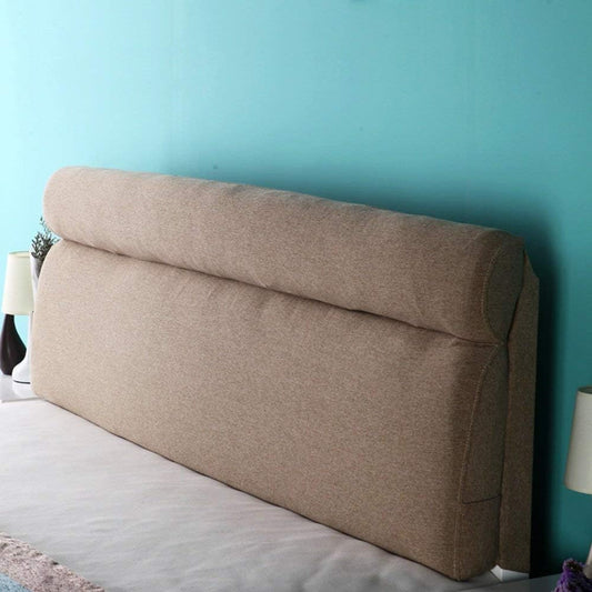 Headboard Bedside Cushion Pads Cotton Large Back Breathable Washable Do Not Fade, with Headboard/No Headboard, 5 Colors, 5 Sizes (Color : 2#, Size : No headboard-190cm)