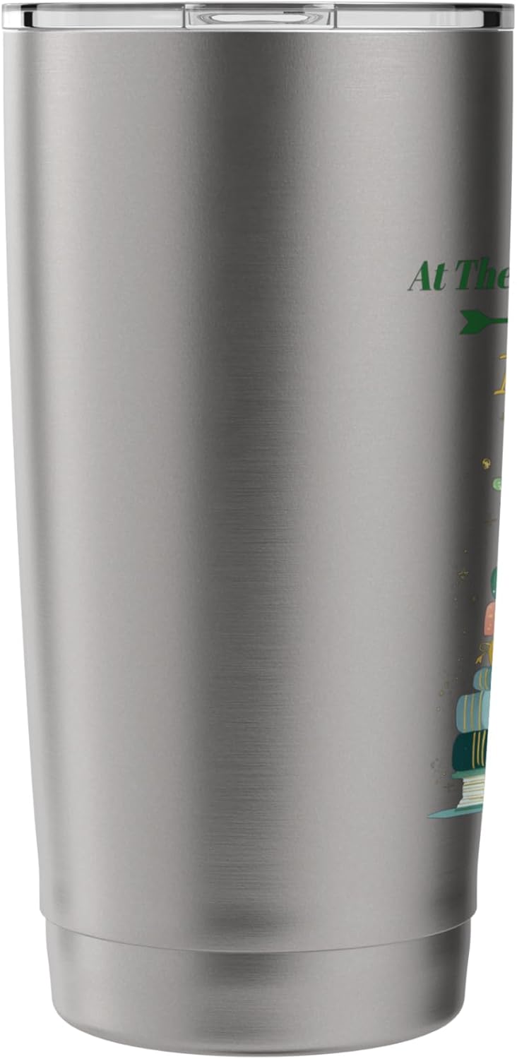 At End Of Rainbow Good Book St Patricks Day Reader Stainless Steel Insulated Tumbler