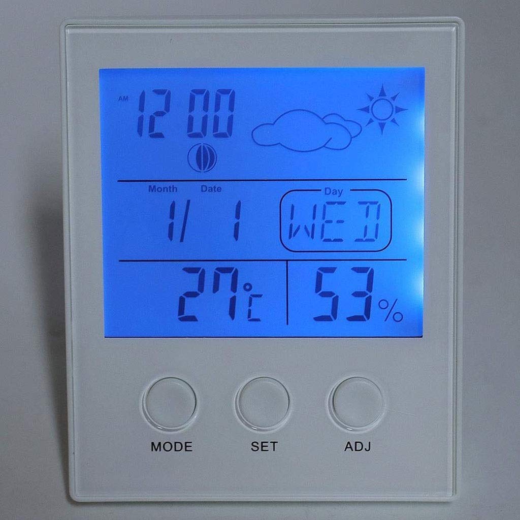 Digital Hygrometer Thermometer, Large Screen with Temperature and Humidity Meter, High Accuracy Gauge for Home Office Greenhouse