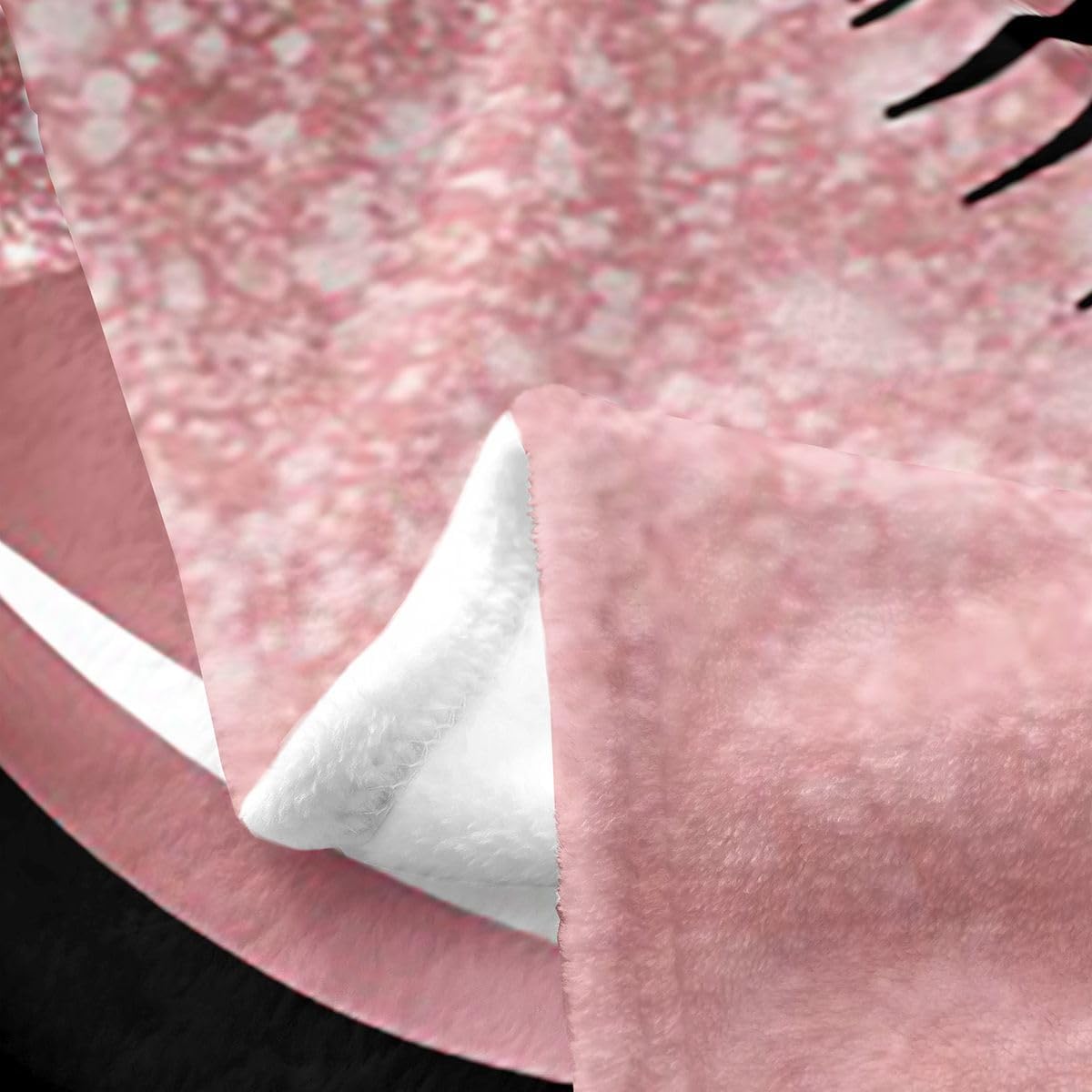 Eyelash Throw Blanket 40x50 inch,Stylish Pink Sparkles Fleece Blanket for Girls Adult,Eyelash Diamond Aesthetic Flannel Blanket,(No Glitter No Sequin)Makeup Eyelash Bed Blanket Lightweight