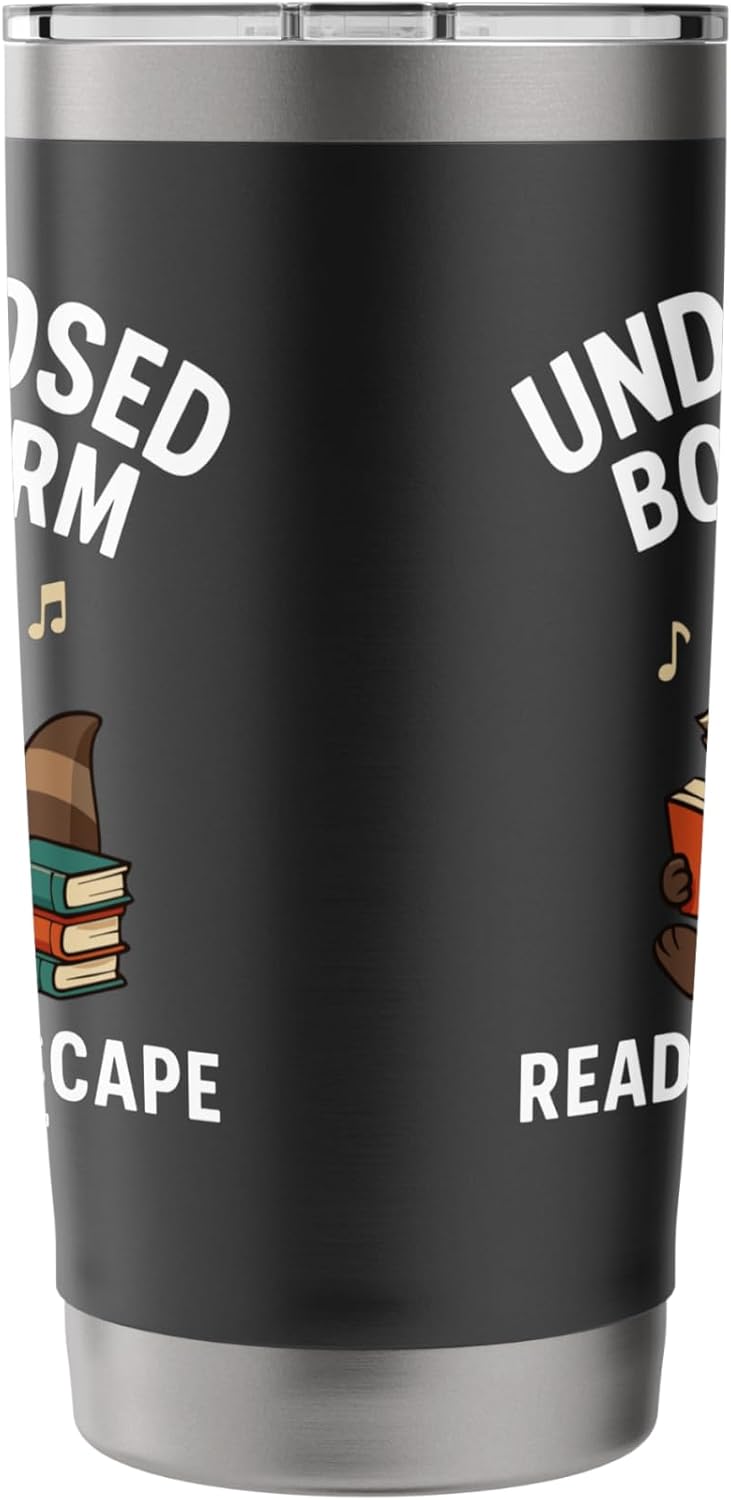 Undiagnosed Bookworm Reading To Escape Myself Stainless Steel Insulated Tumbler