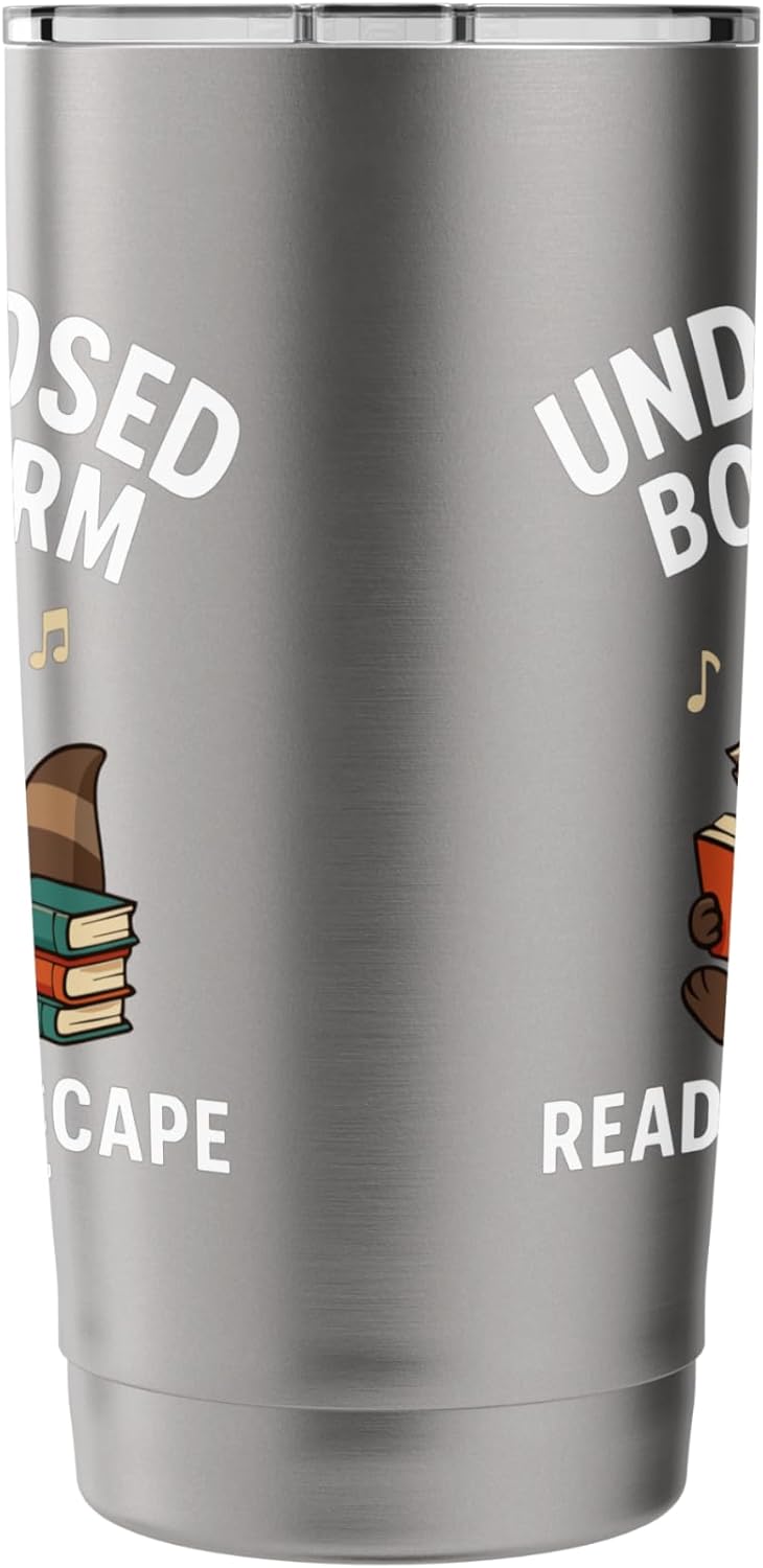 Undiagnosed Bookworm Reading To Escape Myself Stainless Steel Insulated Tumbler