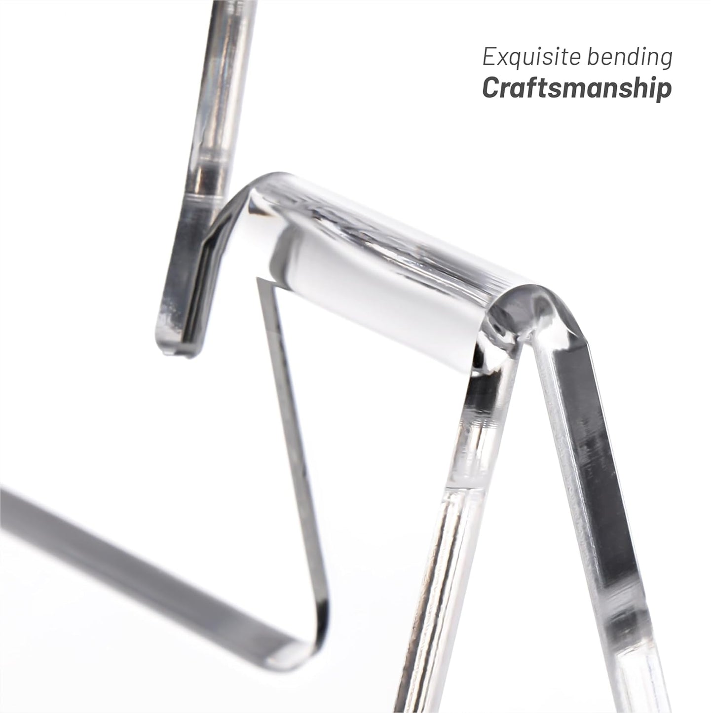 YUXUN Clear Acrylic Display Stand, Book Stand Postcard Display Holder for Artworks Display Easel for Comics Photos Easel Holder for Books, Pictures & CDs
