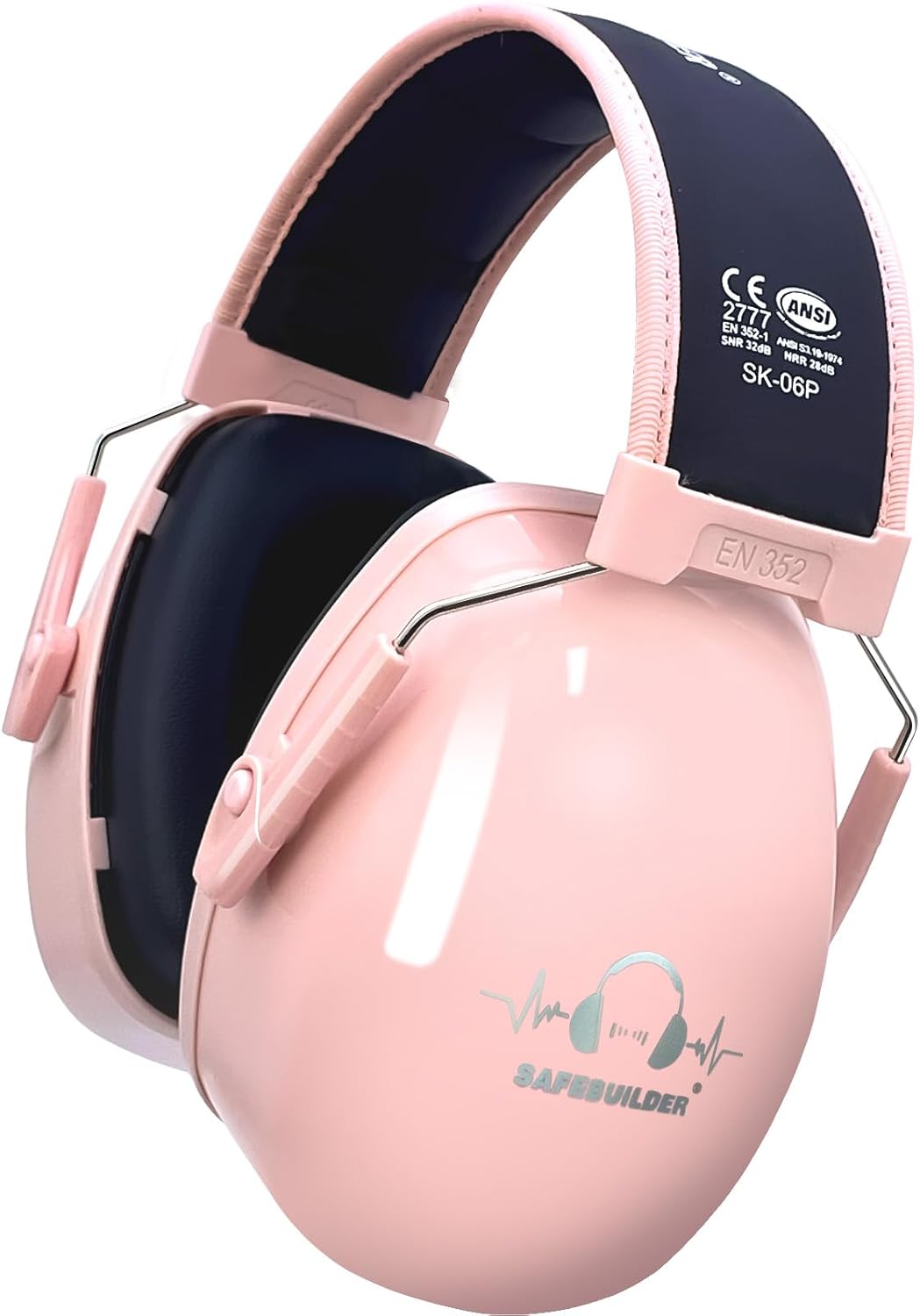Ear Protection Ear muffs Noise Reduction NRR 28dB Adjustable Hearing Protection for Working Mowing SK-06P