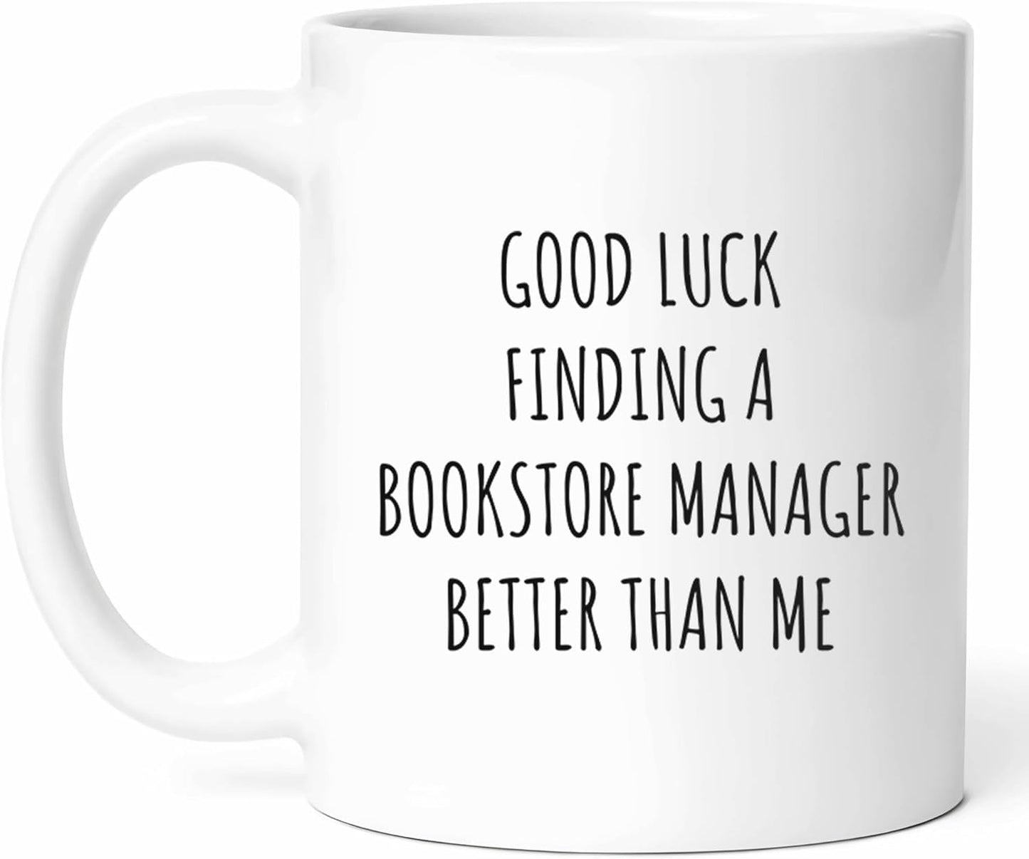 Bookstore Manager Retirement Mug - Literary Expert Coffee Cup - Book Lover Funny Gift From Family - Reading Advocate Tea Mugs - Bibliophile Cups - 11 Oz Ceramic Gifts For Literature Enthusiasts