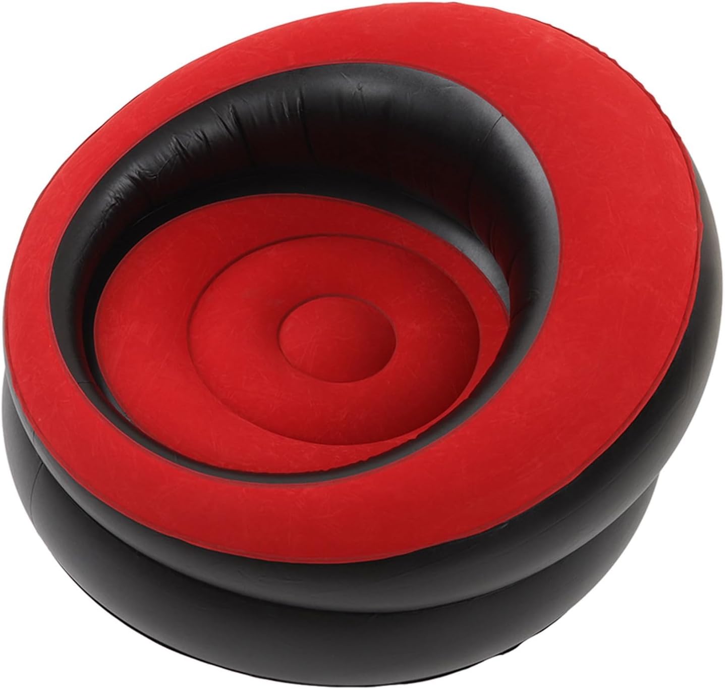 Flocking Air Sofa Blow up Chair for Adults Fast Inflation PVC Inflatable Couch Widely Applicable Lightweight Blow up Chair for Adults for Living Room(Red) Surfing Fins