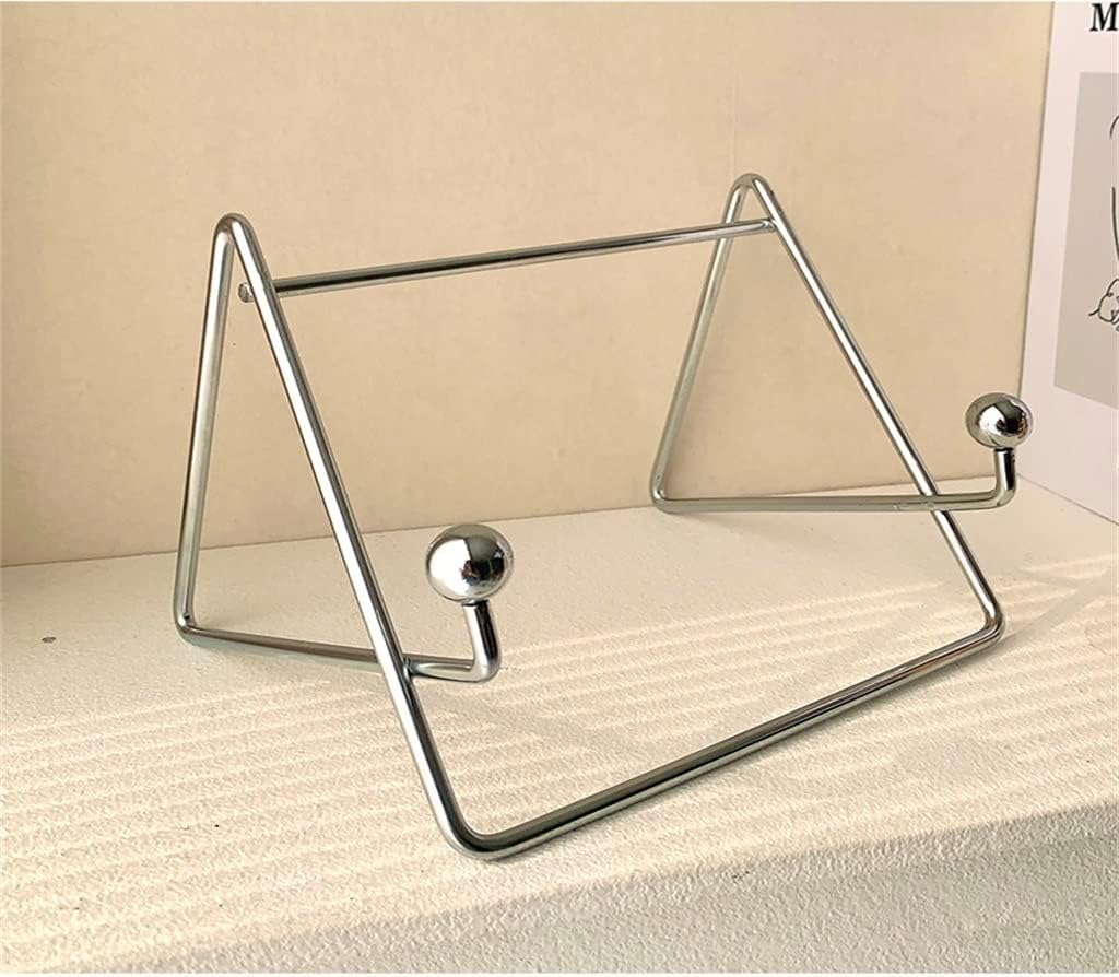 Bookstand Iron Frame Reading Bookshelf Bracket Book Bookend Tablet PC Phone Support