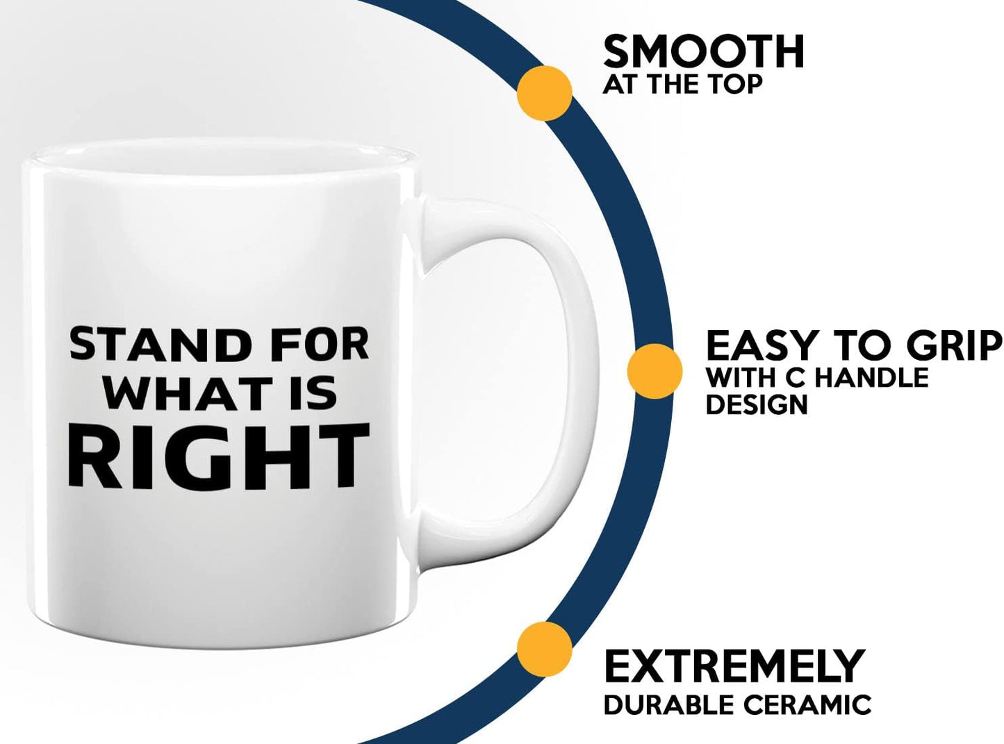 Journalist Coffee Mug 11oz White -What Is Right - Reading Lover Book Club Gift Author Appreciation Writer Journalism Novelist Scriptwriter