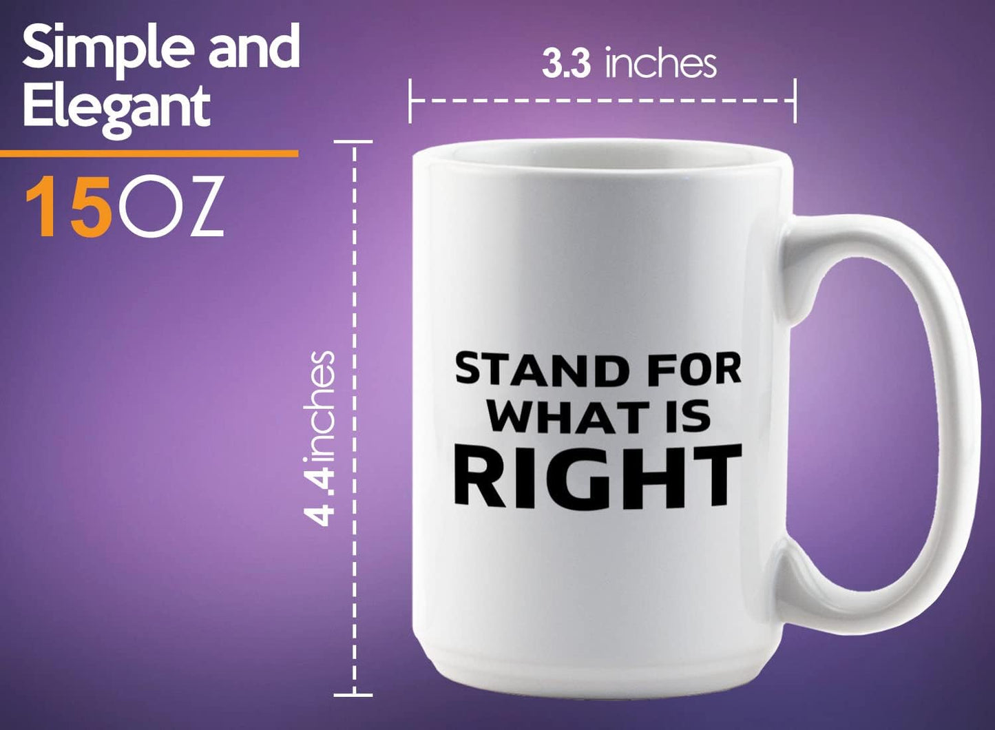 Journalist Coffee Mug 15oz White -What Is Right - Reading Lover Book Club Gift Author Appreciation Writer Journalism Novelist Scriptwriter