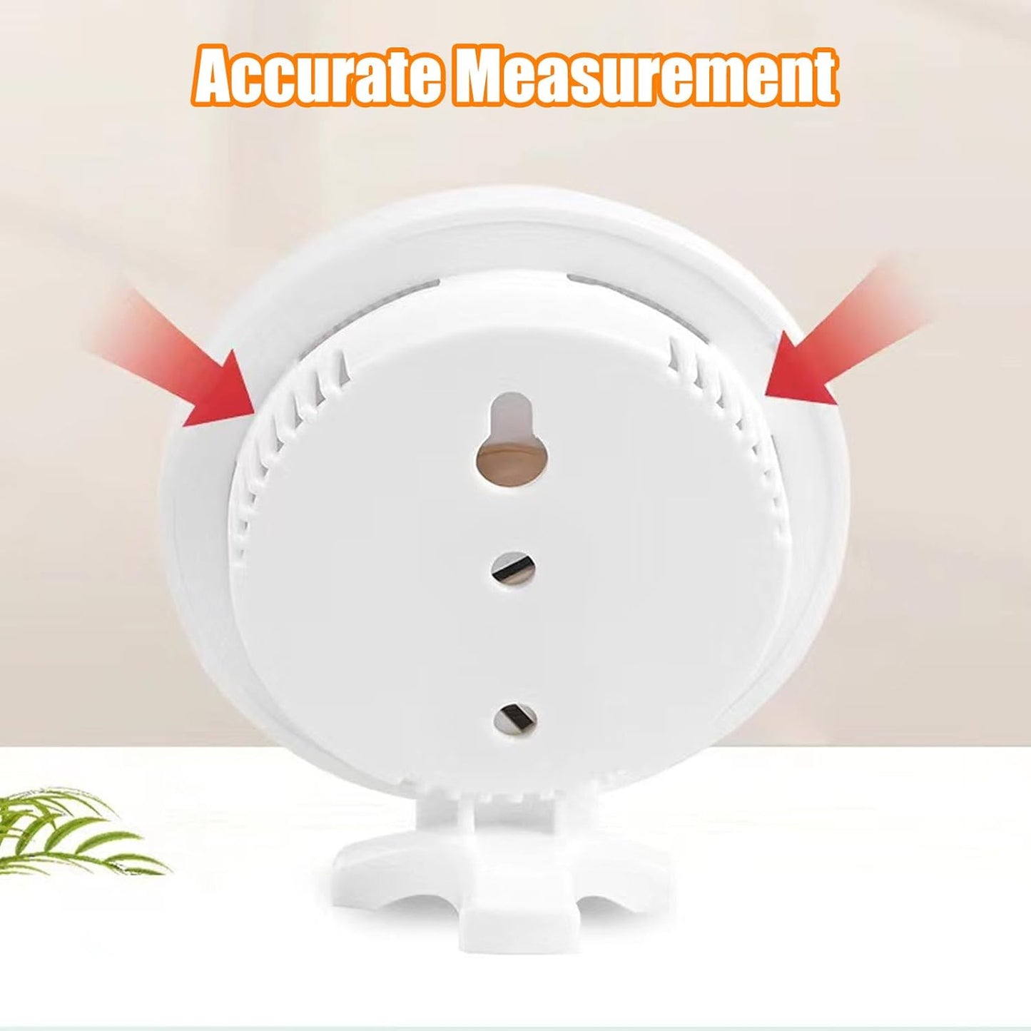 Mini Indoor Thermometer, Indoor Outdoor Hygrometer Analog 2 in 1 Temperature Humidity Monitor Gauge for Home, Room, Outdoor, Offices, Display Mechanical