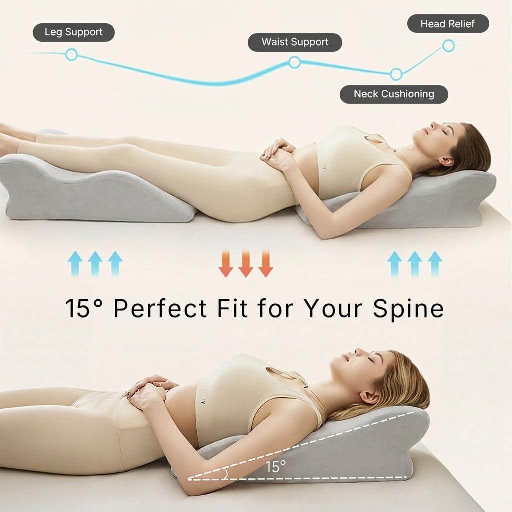 Butt Cushion for Couples Intimacy - Sex Positioning Pillow for Massage, Lying, Reading, Couples Pillow for Bed Sofa, Neck and Shoulder Pain Relief, with Removable Cover