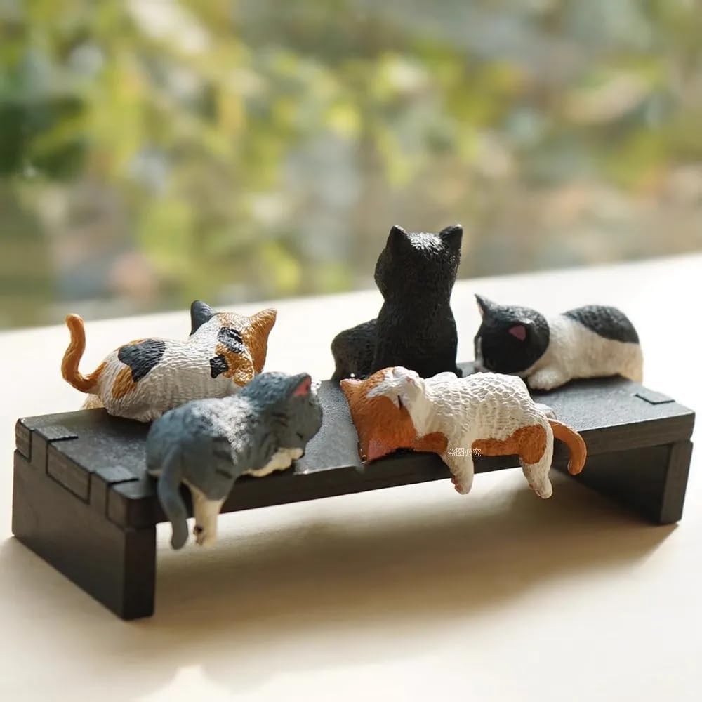 Cute Cat Car Dashboard Accessories, Fun Car Rearview Mirror Decorations, Kawaii Desk Office Decorations for Men Women