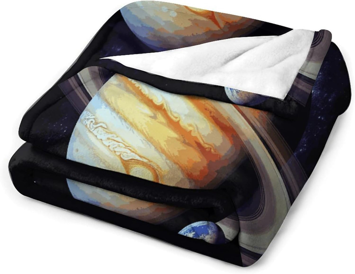 Planet Jupiter Blanket Super Soft Lightweight Throw Blanket Cute Cozy Warm Bed Blanket Decorative Fuzzy Blanket All-Season Home Decor Gift for Sofa Couch Living Room 30"*40"（76 * 100cm）