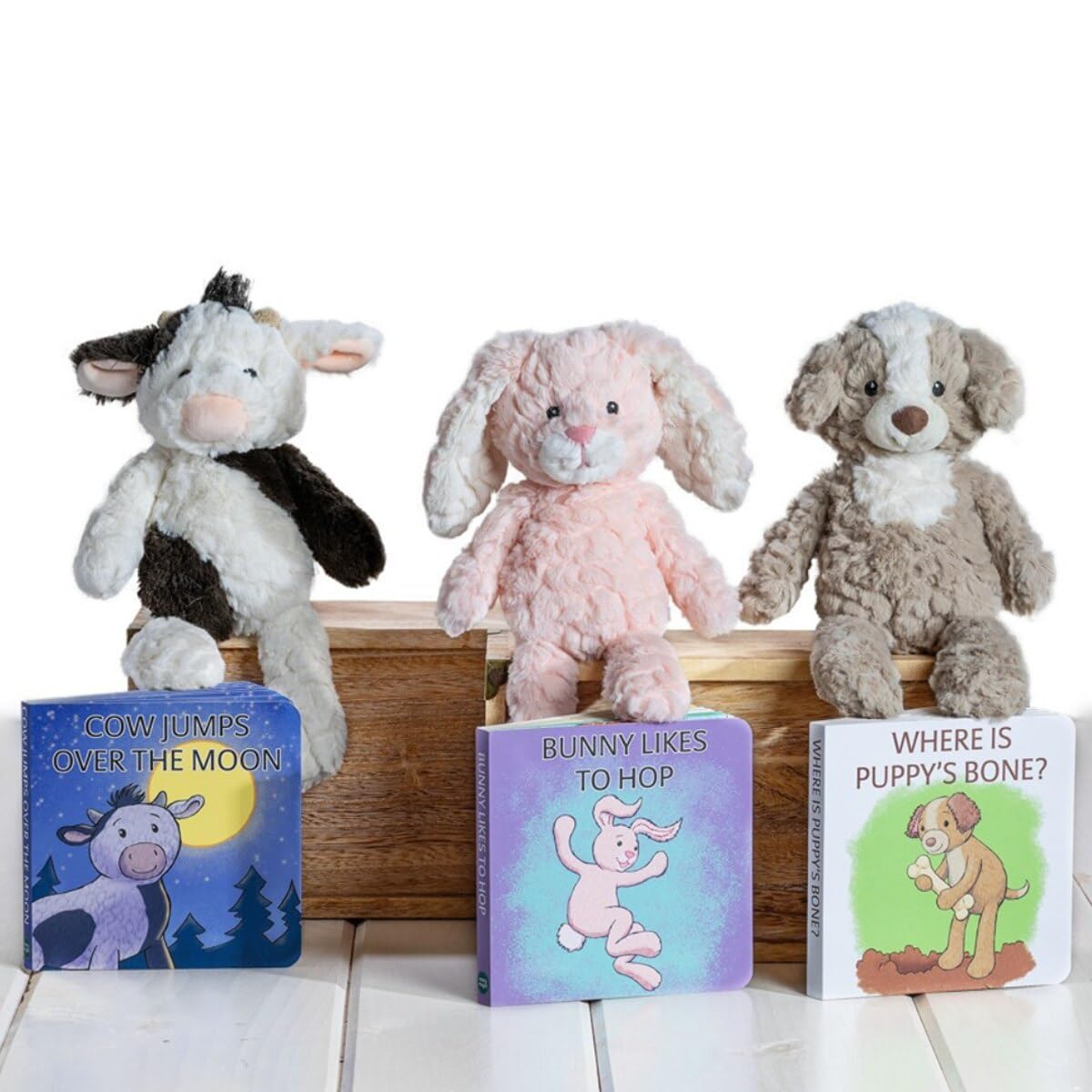 Mary Meyer Putty Nursery Bunny Soft Toy, Cow, 1 Count (Pack of 1)