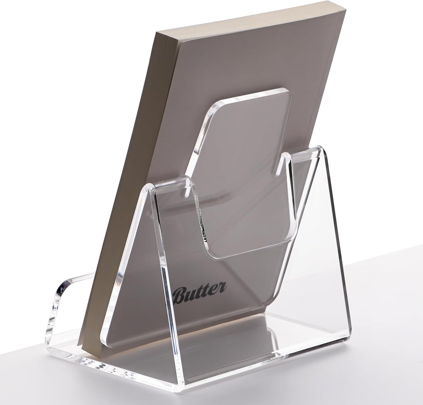 YUXUN Clear Acrylic Display Stand, Book Stand Postcard Display Holder for Artworks Display Easel for Comics Photos Easel Holder for Books, Pictures & CDs