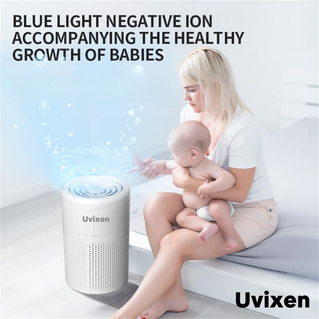 Air Purifiers for Home - Mini Air Purifier with HEPA Air Filter- USB Operated Air Purifier for Bedroom, Car and Living Room- Gift-Ready