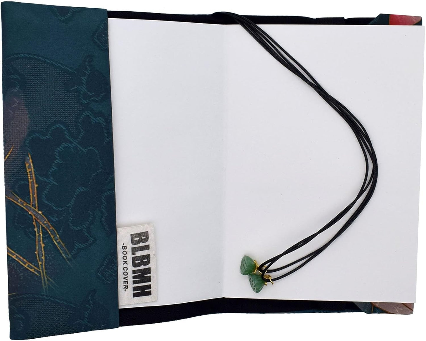 BLBMH A6 Book Covers Planner Cover Protector Fit for 4x6 inch Adjustable Travelers Notebook Cover Fabric Softcover Protector for Women Book Lovers Gifts - Lotus 6in