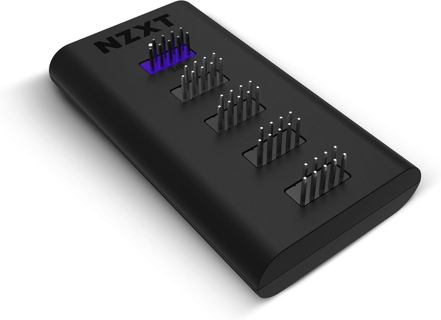 NZXT Internal USB Hub 3 - Expands 4 USB 2.0 Ports - Sleek Multifunctional Design - SATA Power Connection - Plug and Play