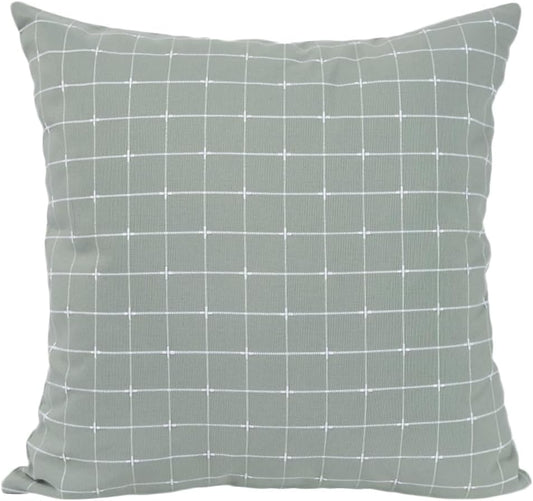 Tingting's Dream Soft Sofa Throw Pillows Decorative Bed Reading Rest Waist Pillow Back Cushion Square Office Chair Lumbar Support Pillow (Olive Green, 50×50CM/19.7"×19.7")