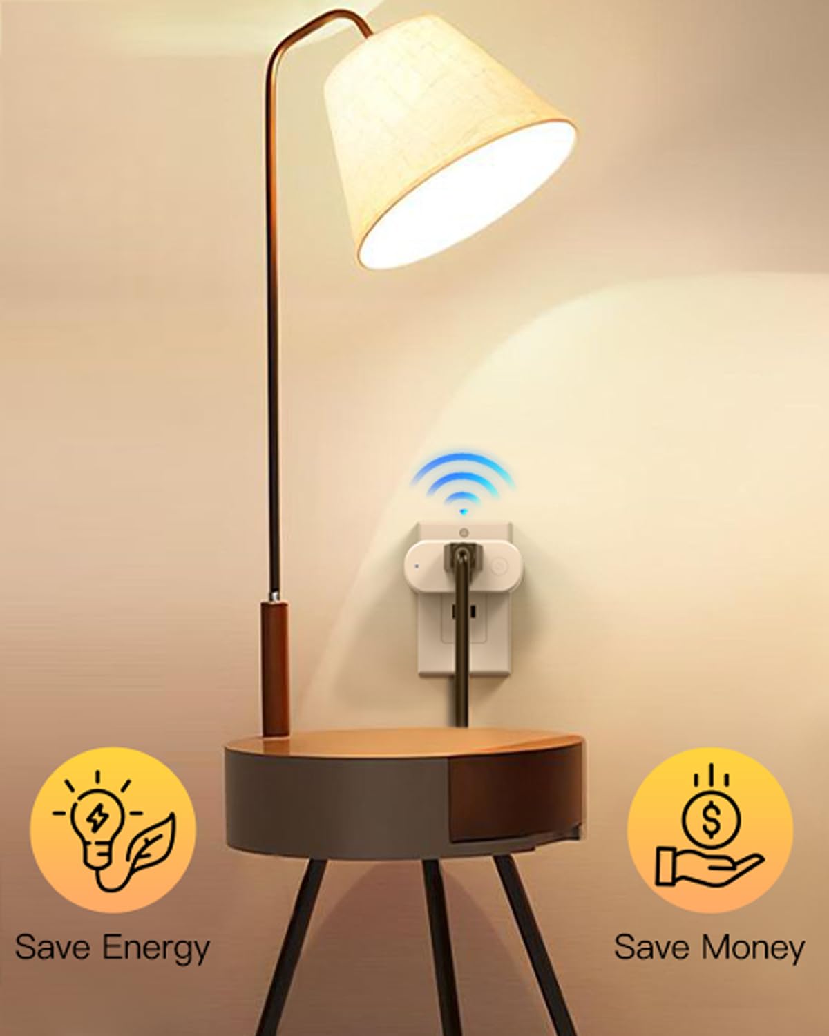 Remote Control Outlet Plug, Remote Light Switch Wireless, Electrical Outlet with Remote, 200ft Range, All On/Off Remote Control, Indoor Use, for Christmas Tree Light/Lamp, Fan, FCC Listed