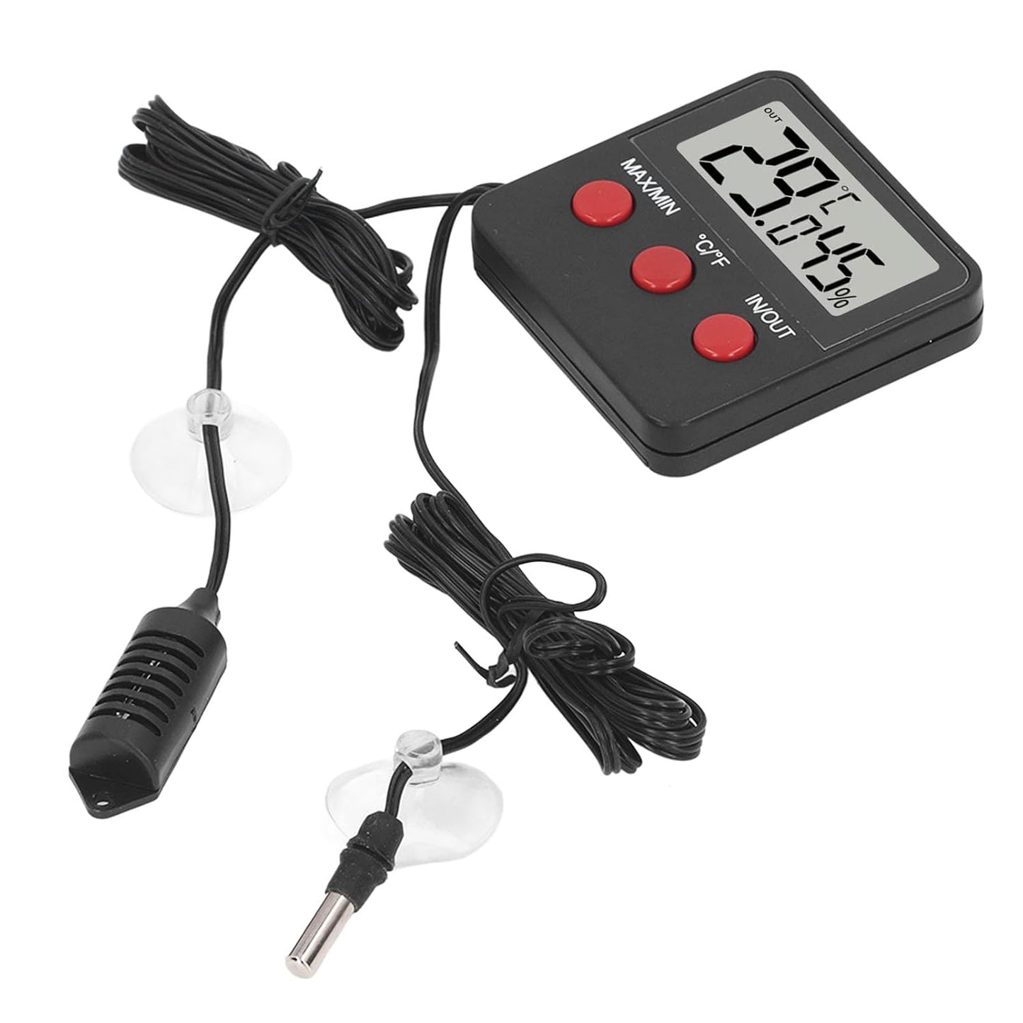 Mini Temperature and Humidity Meter Meter Gauge for Mini Thermohygrometer with Probe Probes Hygrometer Hygrometer Monitor Incubator Hygrometer Household Measuring Meter Rectal