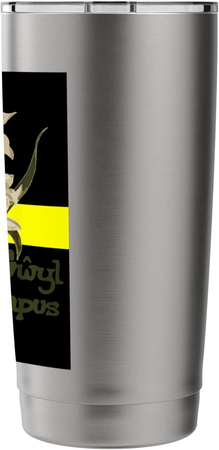 Dydd Gwyl Dewi Hapus With St David Cross Stainless Steel Insulated Tumbler