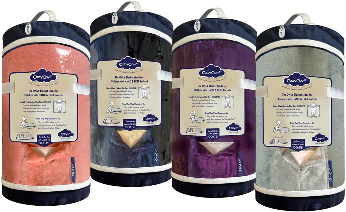 CozyCozzz – The Ultimate Comfort Blanket for Kids with Hand & Foot Pockets