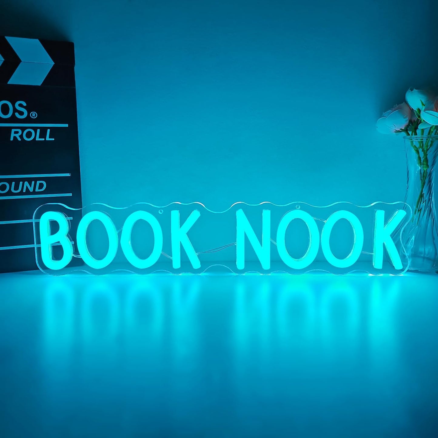 Book Nook Neon Sign Dimmable Reading Neon Light for Library Led Book Themed Decor Reading Corner Light Up Sign Library Lamp for Lover Reader Gifts