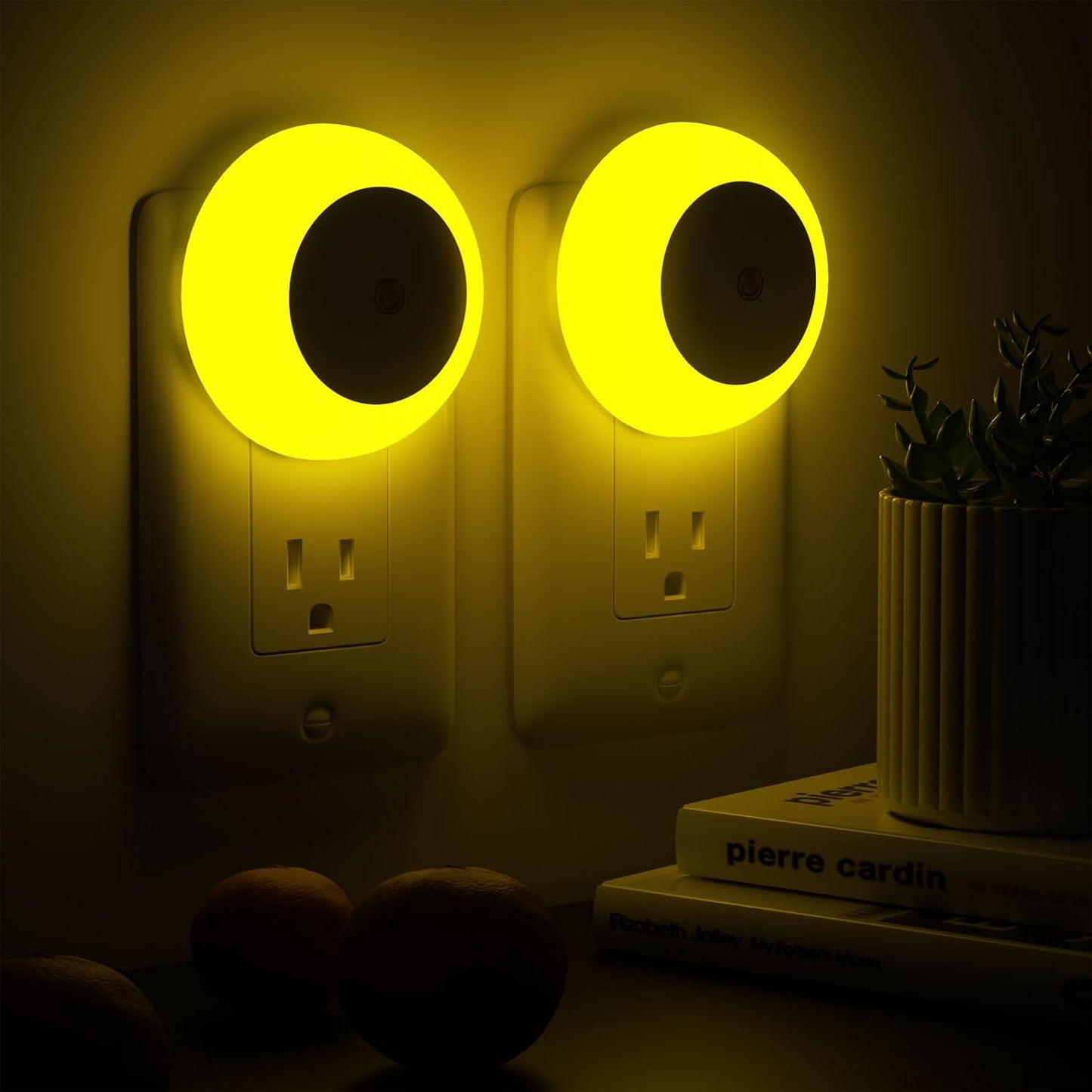 Night Light, Night Lights Plug into Wall, Dusk to Dawn Sensor, Amber Led Night Light 0.5W, 2 Pack Nightlight for Adults, Bedroom, Bathroom, Hallway, Kitchen