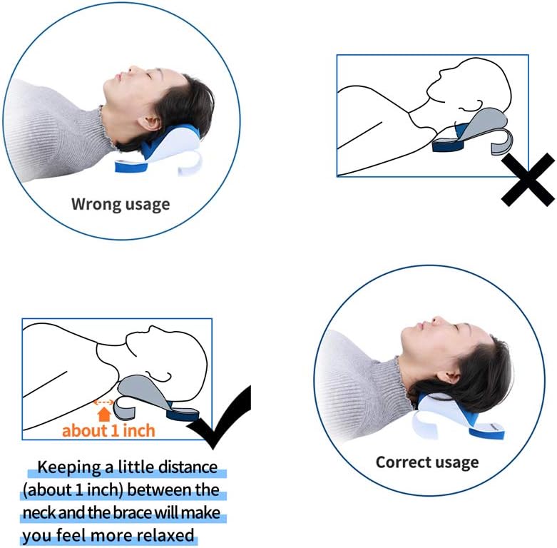 REARAND® Neck and Shoulder Relaxer - Ergonomic Neck Stretcher for Pain Relief, Chiropractic Pillow for Hump Spine Alignment, TMJ Muscle Relaxation, Tension Headache Relief, and Insomnia Relief