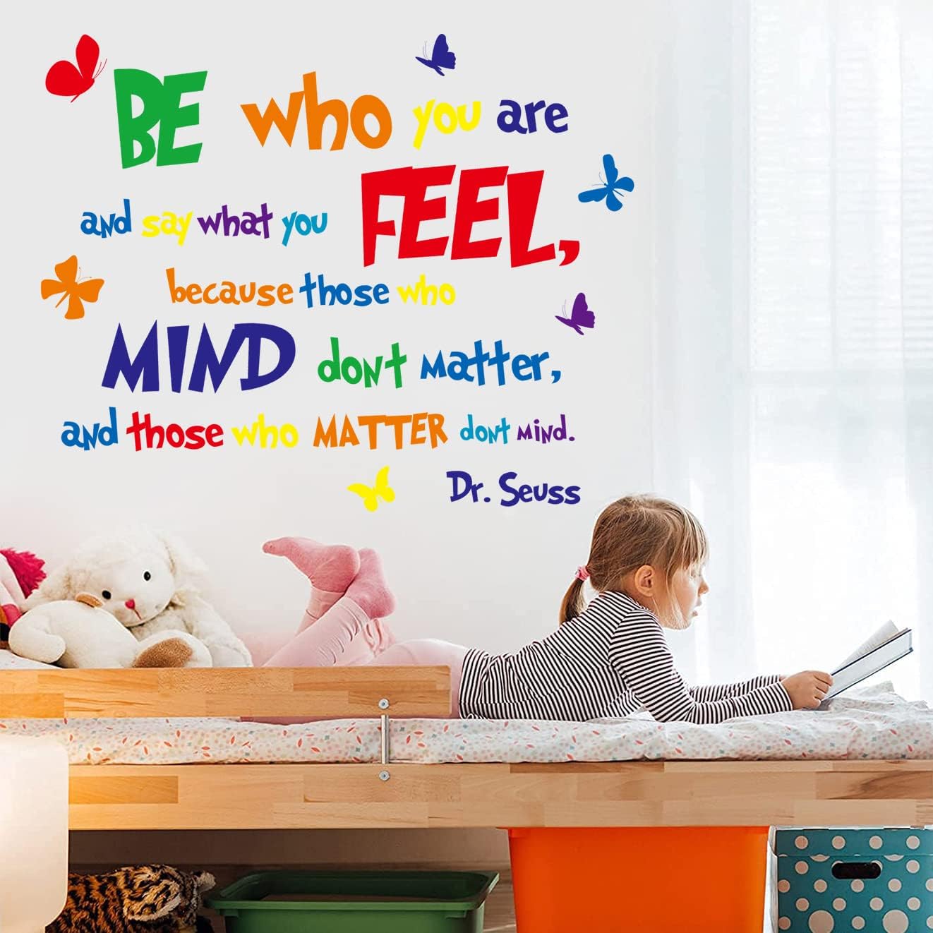 Amaonm Removable 3D Colorful Quotes Inspirational Words Lettering Wall Decals Motivational Wall Stickers Positive Wall Sticker Spiritual Sayings Education Decor for Kids Baby Boys Girls Bedroom