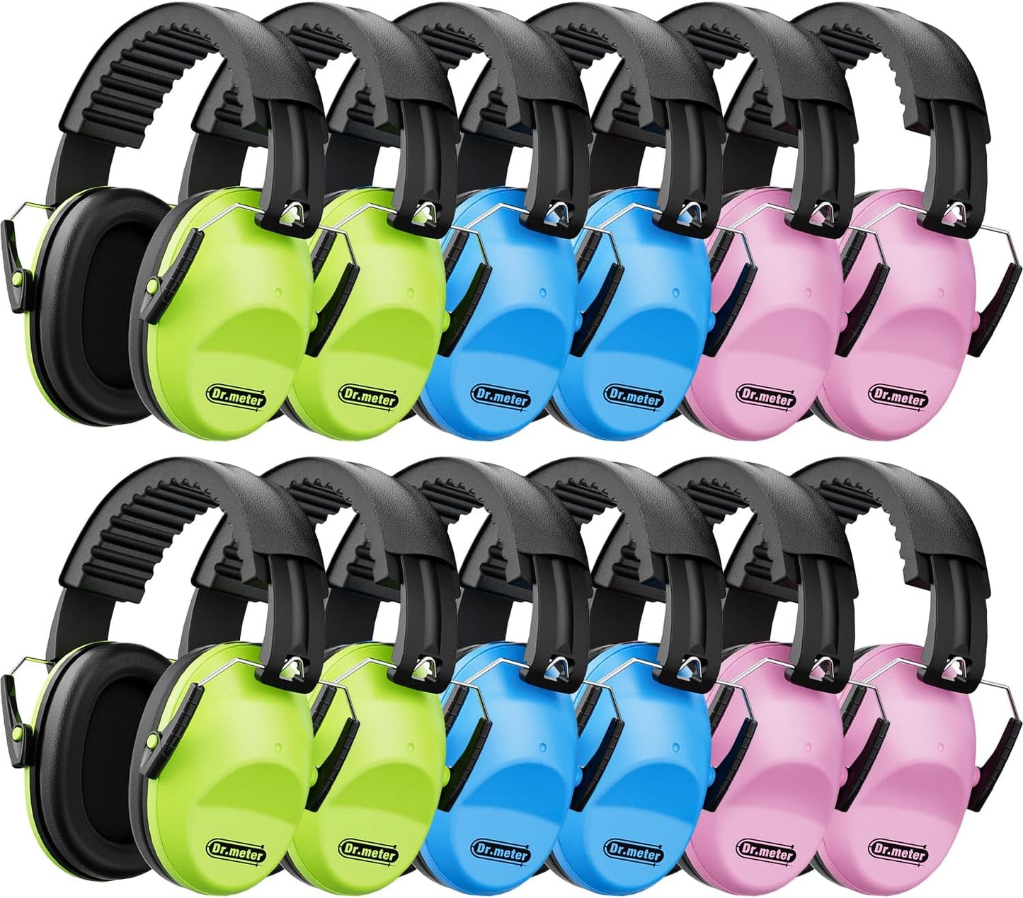 Ear Muffs for Noise Reduction: 27.4SNR Noise Cancelling Headphones for Kids Adults, EM100 Adjustable Classroom Hearing Protection Earmuffs for Monster Jam, Concerts, Fireworks, Autism Sensory