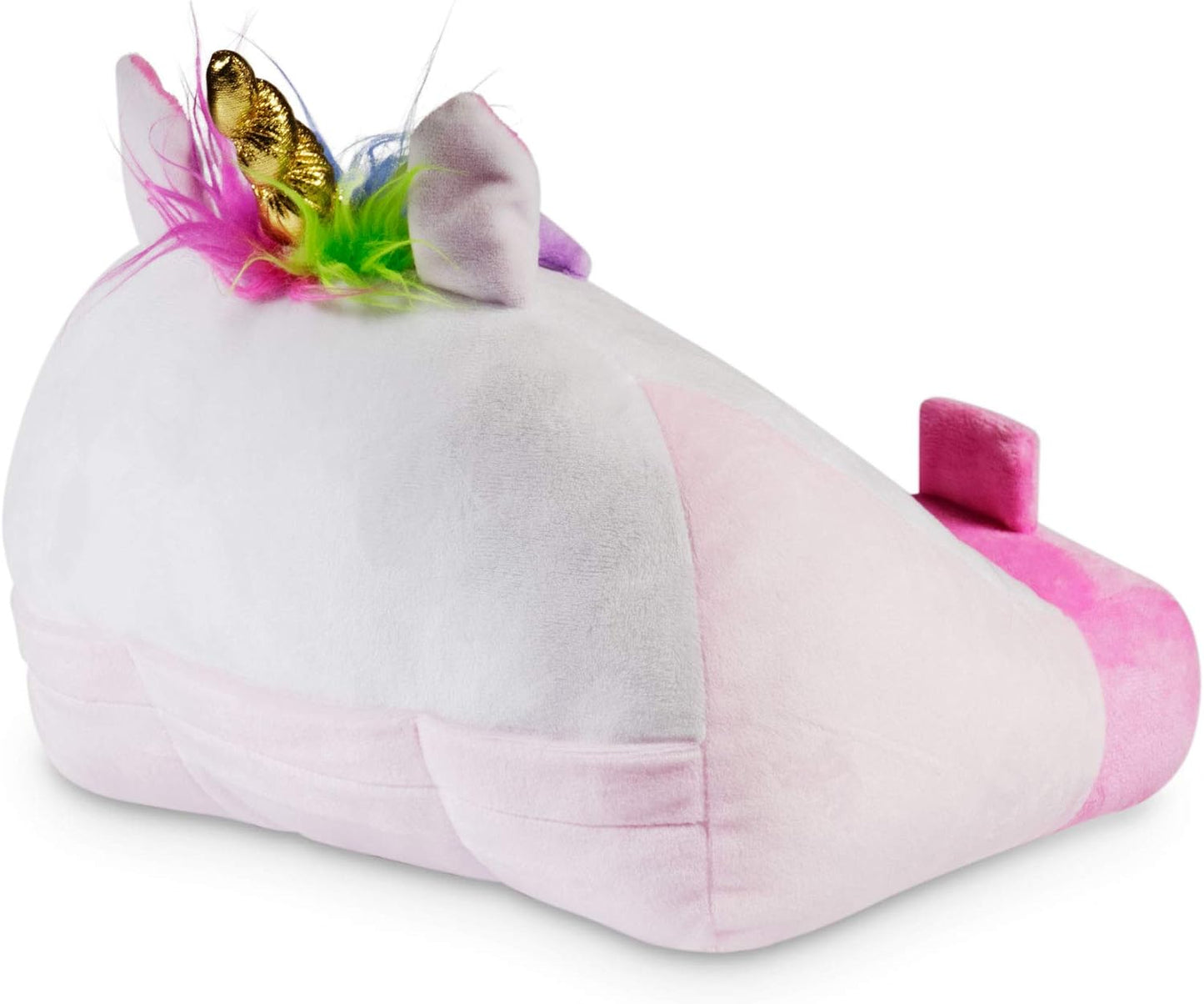 Gifts for Readers & Writers Tablet & Book Stand for Kids, Soft Reading Pillow, Book Holder with Pockets for Storage, Suitable for eReader/iPad/Kindle or Galaxy Devices, Cuddly Reader Unicorn